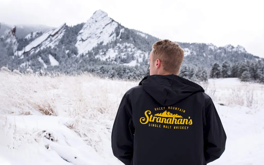 Stranahans Colorado Whiskey Screen Printed Windbreaker Jacket by Anthem Branding