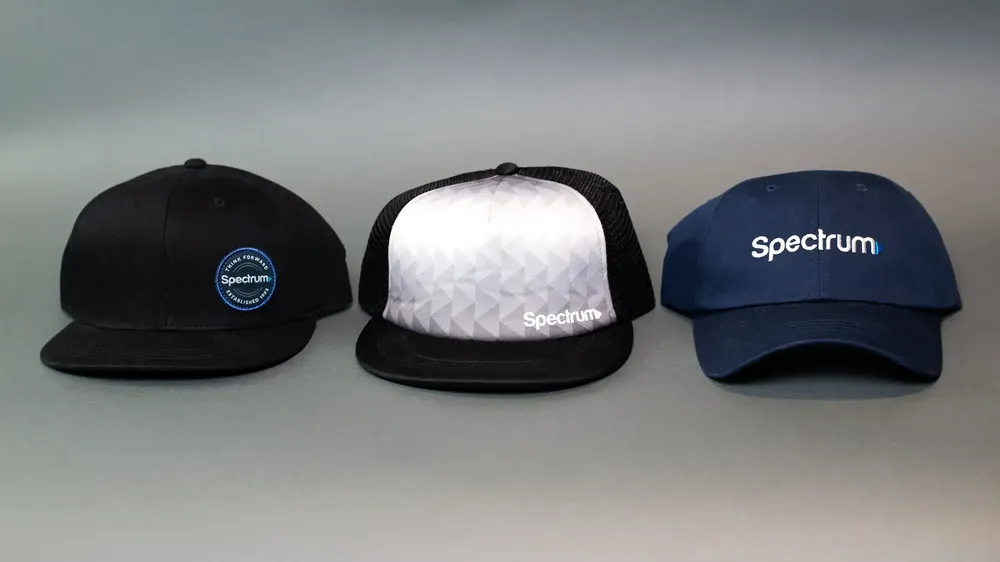 Charter Communicatons Spectrum Custom Hat Collection by Anthem Branding