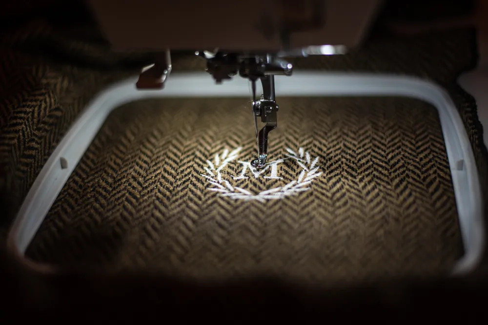 Logo embroidery by anthem branding