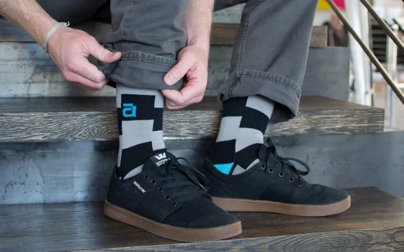 Custom socks anthem branding 1