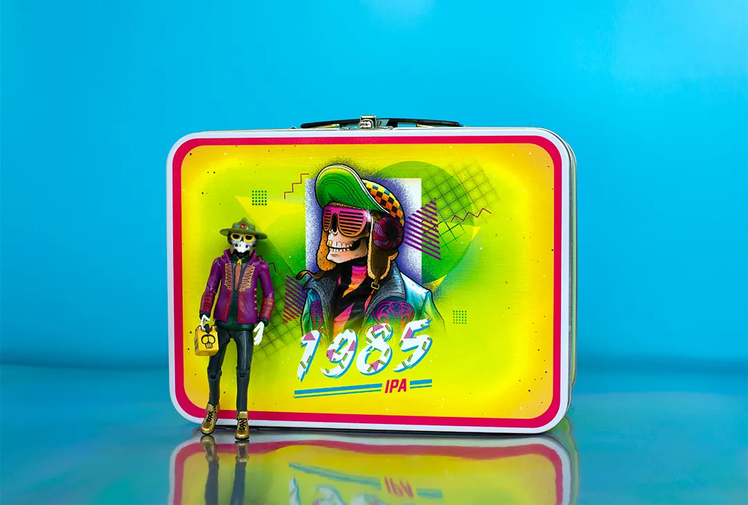 unique custom promotional action figure and lunch box by anthem branding