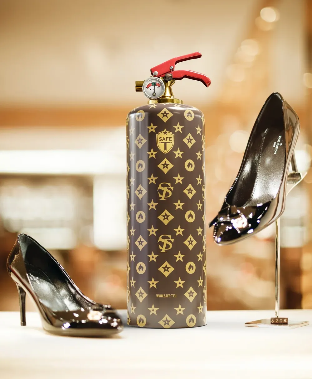 Custom fire extinguisher by anthem branding