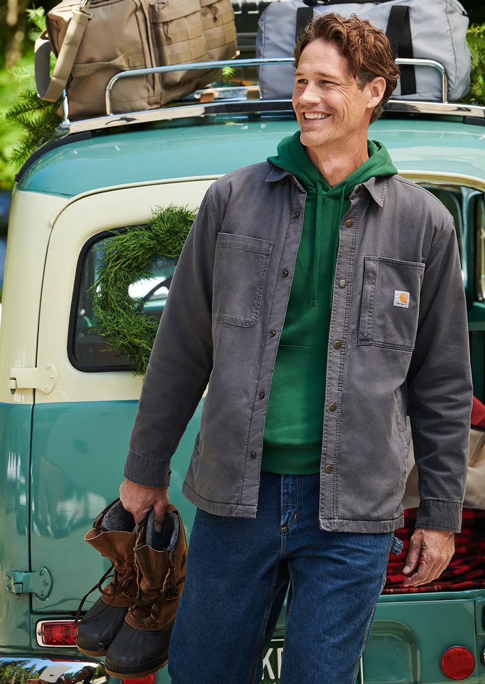 Carhartt Rugged Flex Fleece Lined Shirt Jac by anthem branding