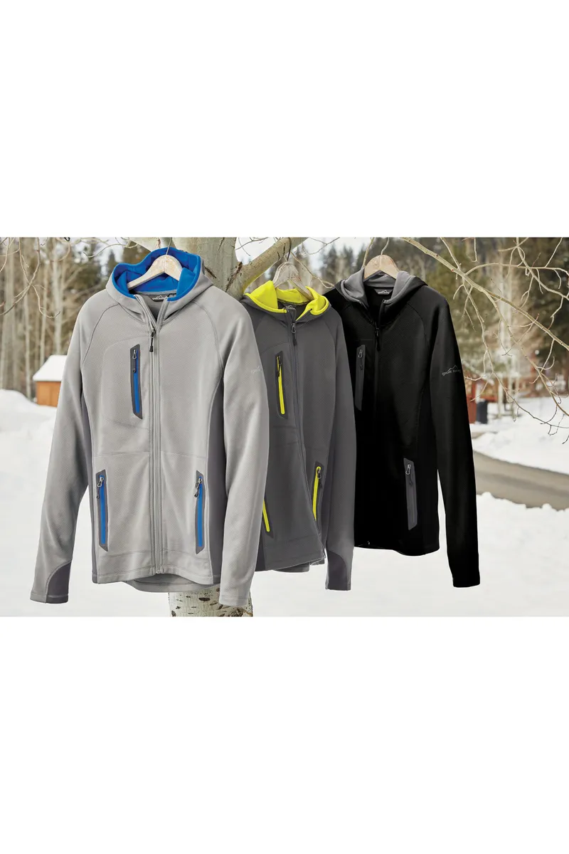 Eddie bauer full zip hooded fleece EB244 corporate sales by anthem branding