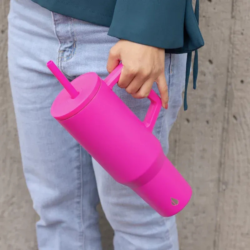 Elemental Commuter 40oz Hot Pink Corporate Sales By Anthem Branding 1