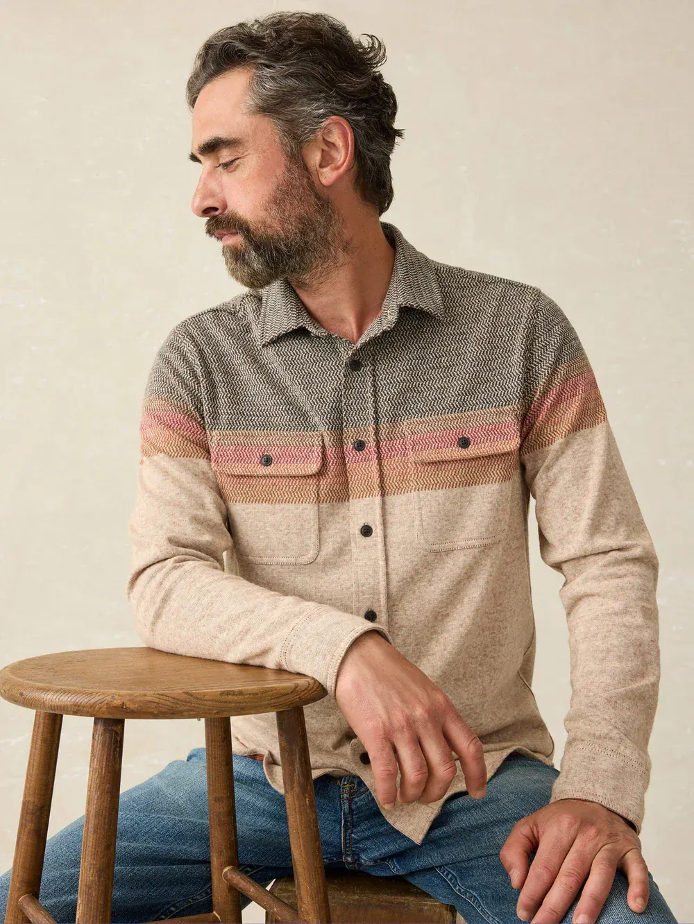 Faherty Legend Sweater Shirt Autumn Coast corporate sales by anthem branding 1