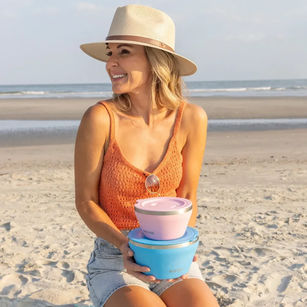 Rigwa fresh bowl 20oz pink by anthem branding