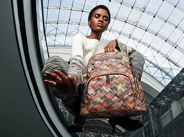 Tumi backpack lifestyle by anthem branding